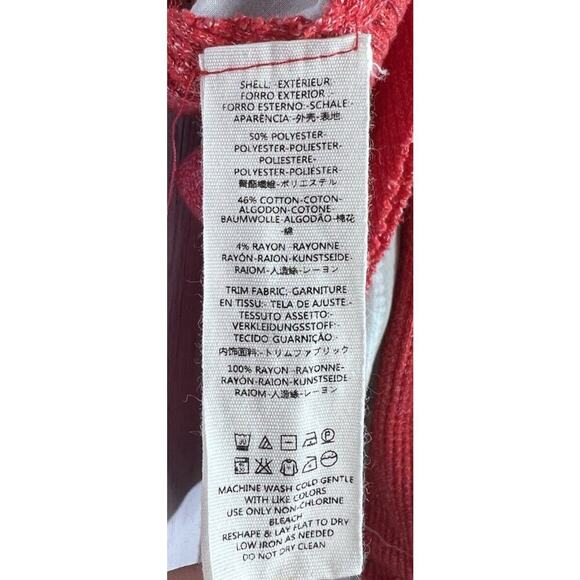 We The Free Free People Blossom Waffle Thermal Top Salmon Color Size Small - Picture 13 of 13